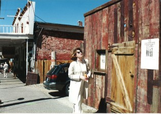 Doing Research  in Virginia City, Nevada