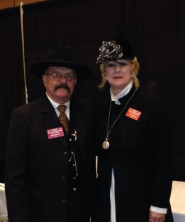 Author Monty McCord and I at the SASS Convention.