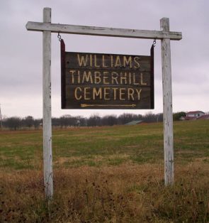 The cemetery where the Barkers are buried.